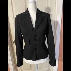 Etcetera wool black pant suit.